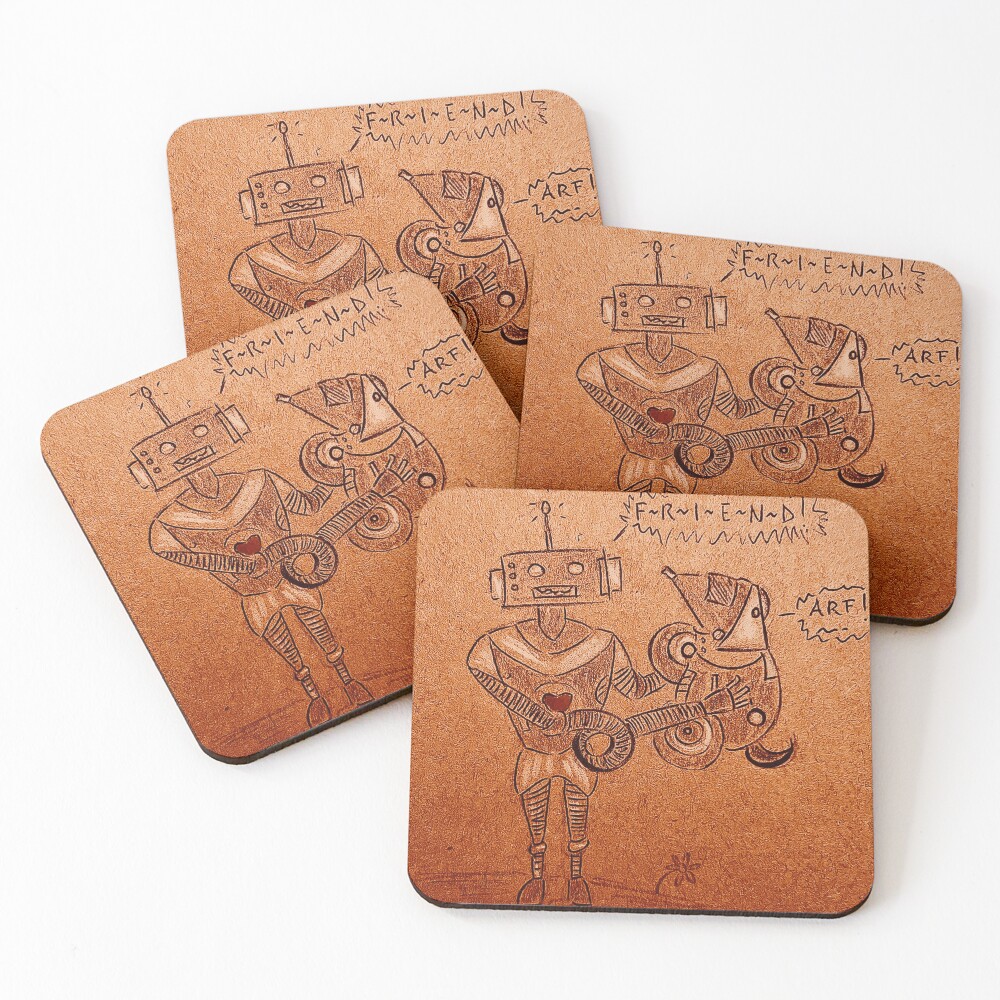 Item preview, Coasters (Set of 4) designed and sold by RasmusNielsen.