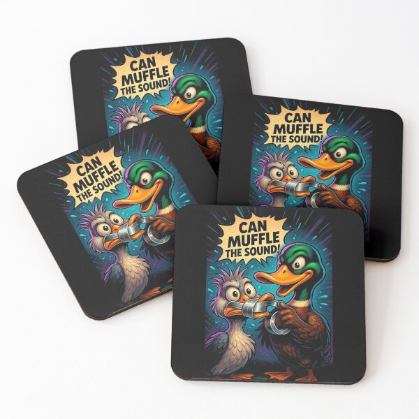 Item preview, Can Muffle The Sound Funny Duck Duct Tape designed and sold by printedartgoods.