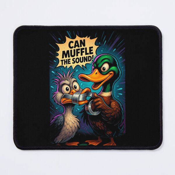 Item preview, Can Muffle The Sound Funny Duck Duct Tape designed and sold by printedartgoods.