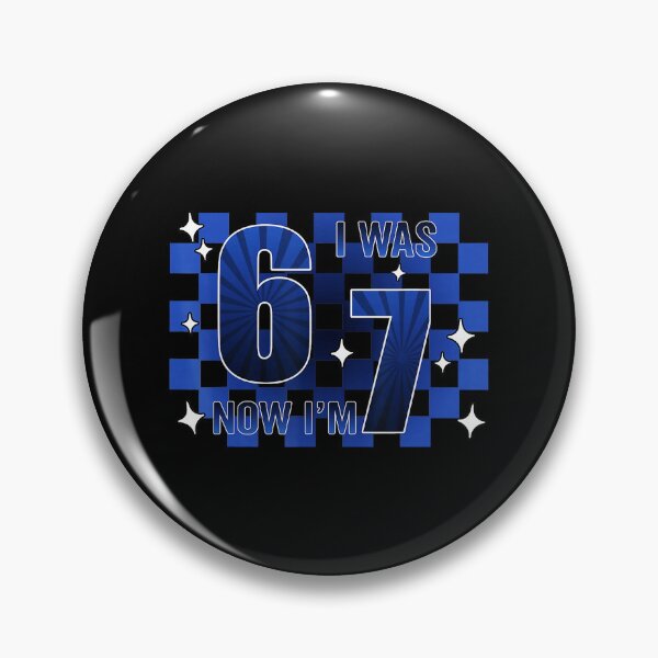 Item preview, I Was 6 Now I'm 7 Funny 7th Birthday Checkerboard designed and sold by gladysenglish.