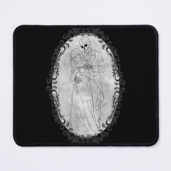 Item preview, Eternal Embrace – Gothic Skeleton Love Victorian Dark Romance Illustration designed and sold by CrimsonChords.