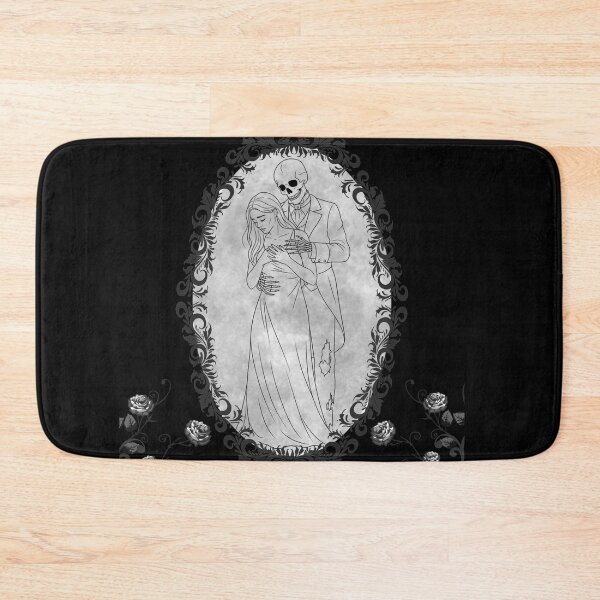 Item preview, Eternal Embrace – Gothic Skeleton Love Victorian Dark Romance Illustration designed and sold by CrimsonChords.