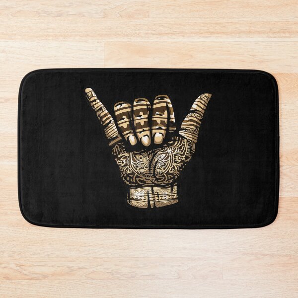 Item preview, Polynesian Shaka Hand Tribal Tattoo Style Island Vibe designed and sold by Modaozushi216.