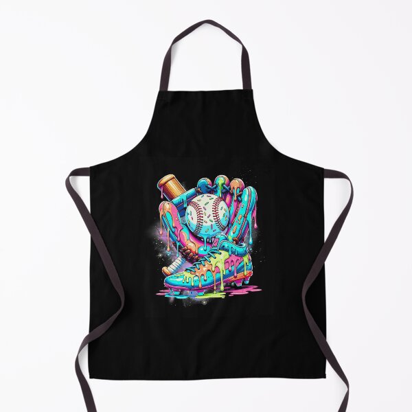 Item preview, Dripping Baseball Ice Cream Style Colorful Street designed and sold by miaa-artistshop.