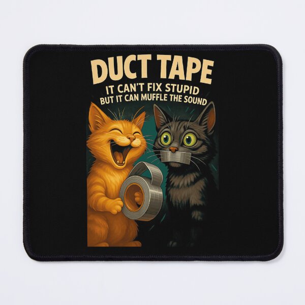 Item preview, Funny Cat Duct Tape Humor designed and sold by printedartgoods.