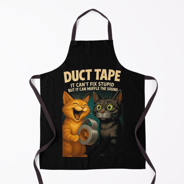 Item preview, Funny Cat Duct Tape Humor designed and sold by printedartgoods.