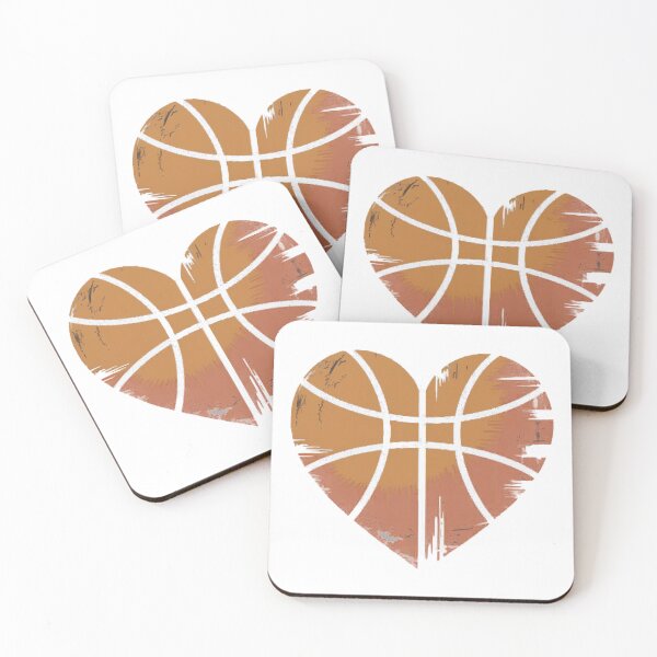 Artikelvorschau, Basketballherz entworfen und verkauft von QuiteOrbit.