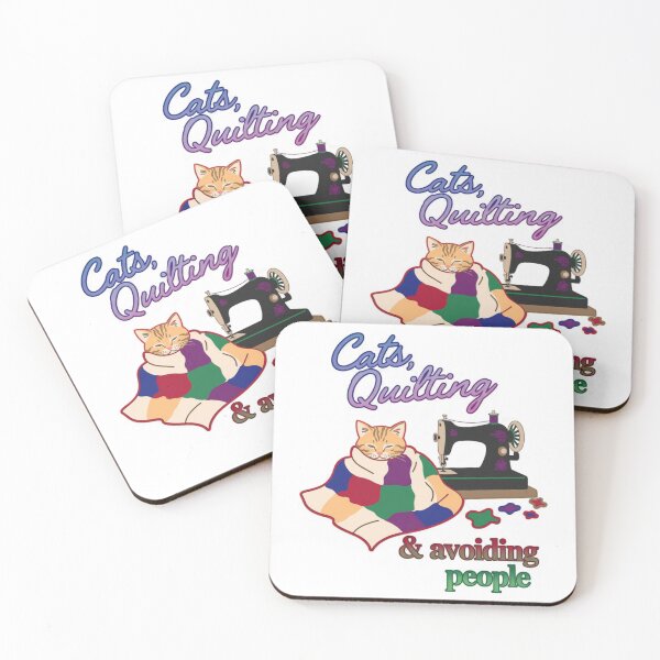 Item preview, Cats, Quilting and avoiding people designed and sold by Mahilis.