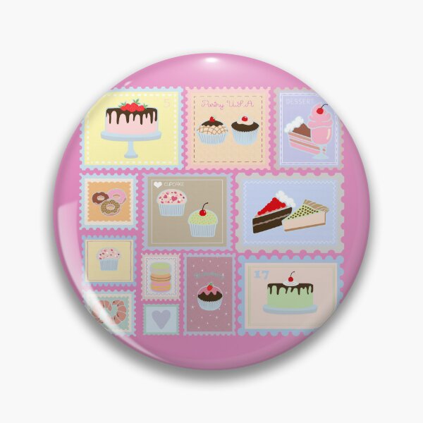 Item preview, Collage of baking stamps cake donuts cupcake sweets designed and sold by Shedronpanda.