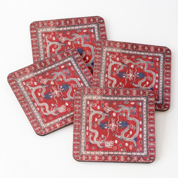 Item preview, Red Dragon Carpet designed and sold by Vicky Brago-Mitchell®.