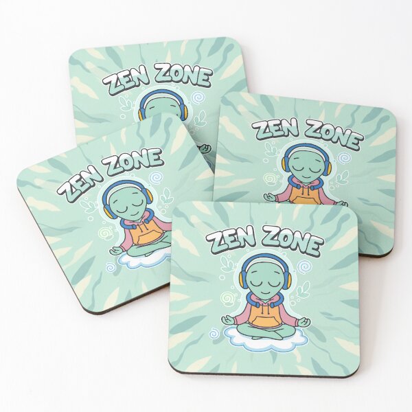 Item preview, Zen Zone Meditating Alien Cartoon designed and sold by Taridesign.