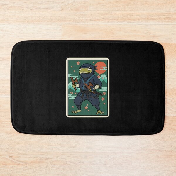 Item preview, Samurai Frog Ninja Katana Japanese Style Cute Warrior designed and sold by JordynLadukeg65.