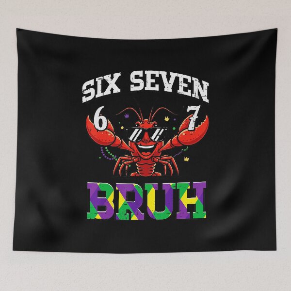 Item preview, Bruh 67 Crawfish Mardi Gras Funny Six Seven designed and sold by gladysenglish.