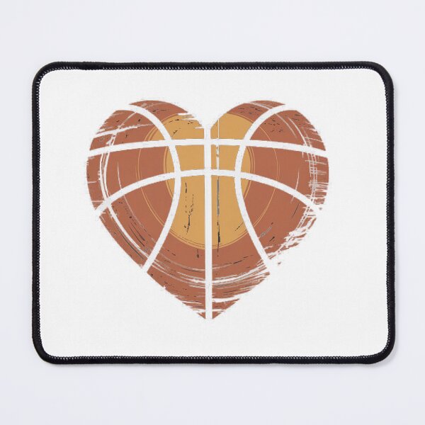 Item preview, Love Basketball funny Distressed Heart Sports designed and sold by QuiteOrbit.