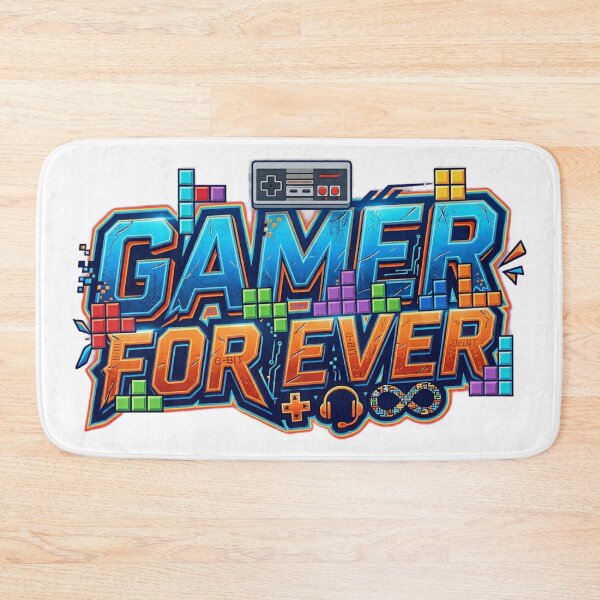 Item preview, GAMER FOR EVER (TETRIS) - WHITE designed and sold by Marlon Oseguera.