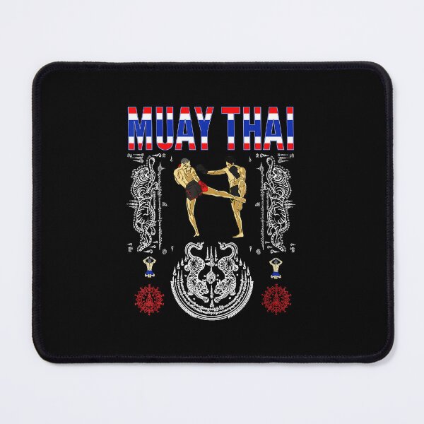 Item preview, Muay Thai Twin Tiger Sak Yant Sawadee Thai Fighter  designed and sold by Modaozushi216.
