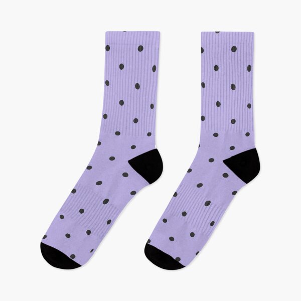 Item preview, Classic Lavender and Deep charcoal Polka Dot Pattern – Retro Minimalist Style designed and sold by DaisyHouse.