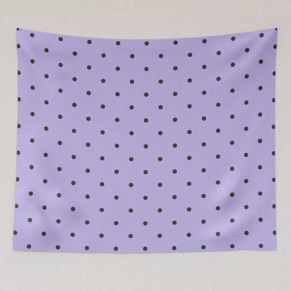 Item preview, Classic Lavender and Deep charcoal Polka Dot Pattern – Retro Minimalist Style designed and sold by DaisyHouse.