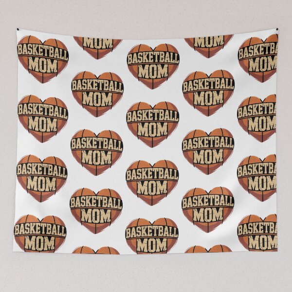 Item preview, Basketball Mom Heart designed and sold by QuiteOrbit.