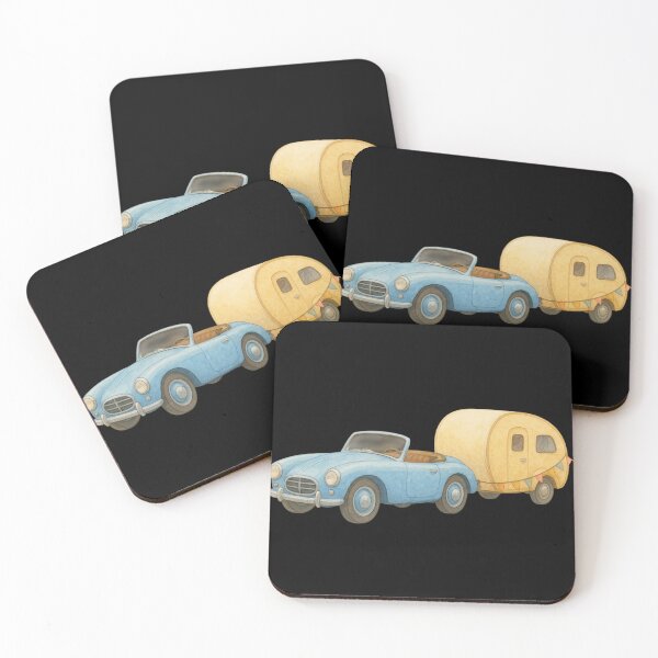 Item preview, Cute Vintage Caravan Road Trip designed and sold by printedartgoods.