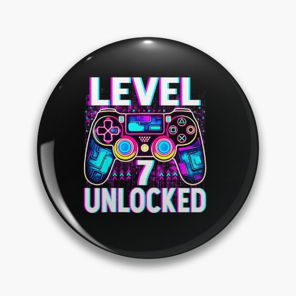 Item preview, Level 7 Unlocked Funny Gamer Birthday  designed and sold by FGTV2021.
