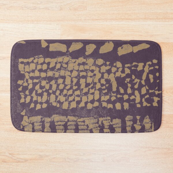 Item preview, Three Grains Textured Monoprint - Fig + Fawn designed and sold by Irene Estelle.