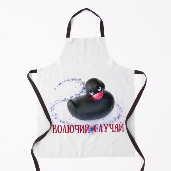 Item preview, колючий случай. Black Rubber Duck with a Sarcastic Russian Phrase. designed and sold by ShrimpAndGrits.