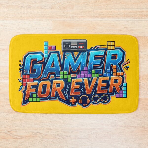 Artikelvorschau, GAMER FÜR IMMER (TETRIS) - #FFCC00 entworfen und verkauft von Marlon Oseguera.