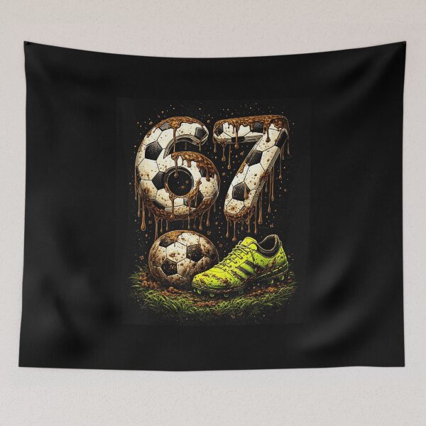 Item preview, 67 Muddy Soccer Number Dirty Field Game designed and sold by gladysenglish.