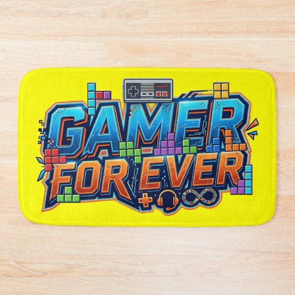 Artikelvorschau, GAMER FÜR IMMER (TETRIS) - #FFFF00 entworfen und verkauft von Marlon Oseguera.