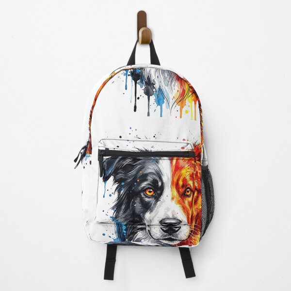 Artikelvorschau, Farbenfrohe Hunde-Abstraktkunst – Tierdesign in zwei Farben | Moderne ästhetische Illustration entworfen und verkauft von MyStore2025.