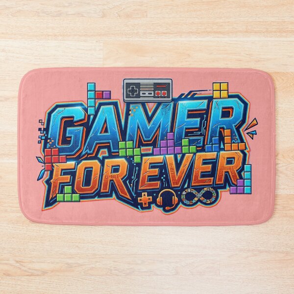 Artikelvorschau, GAMER FÜR IMMER (TETRIS) - #F7A4A0 entworfen und verkauft von Marlon Oseguera.
