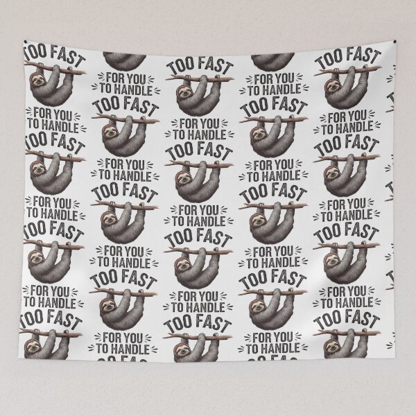 Item preview, Funny Sloth Speed – Sarcastic Animal Humor Lazy Meme Design designed and sold by Taans-Creation.