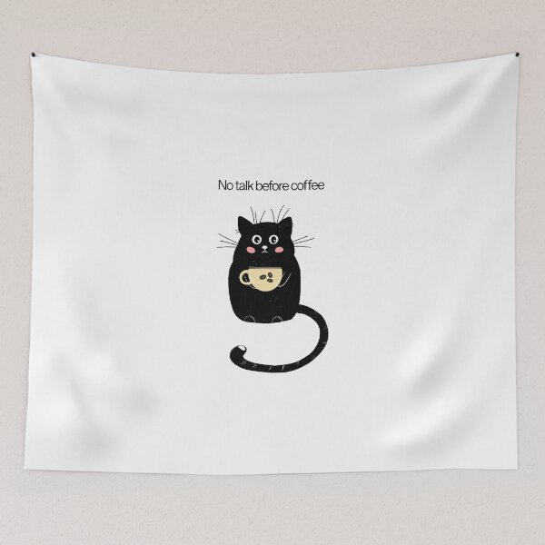 Item preview, Cat and coffee  designed and sold by MirelaBadea.