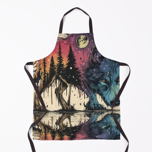 Item preview, Galaxy Wolf in Moonlit Pines designed and sold by DonaldWaltersxx.