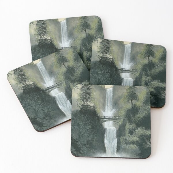 Item preview, Multnomah Falls in Mist designed and sold by JilleenPaints.
