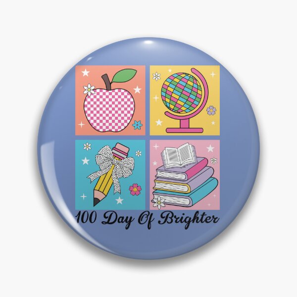 Item preview, 100 Days of Brighter – 100th Day of School Colorful Design designed and sold by NotasCreativa.