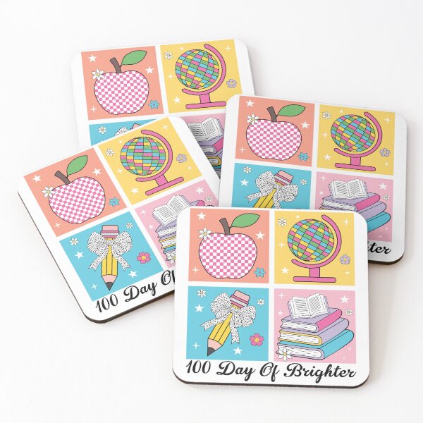 Item preview, 100 Days of Brighter – 100th Day of School Colorful Design designed and sold by NotasCreativa.