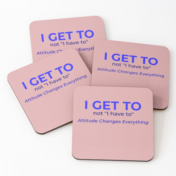 Item preview, I Get To Mindset Not I Have To blue designed and sold by TheBibleStop.