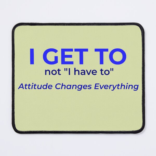 Item preview, I Get To Mindset Not I Have To blue designed and sold by TheBibleStop.