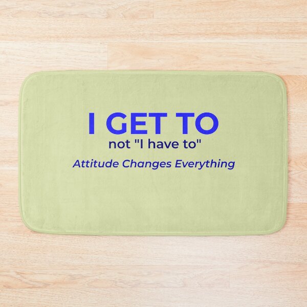 Item preview, I Get To Mindset Not I Have To blue designed and sold by TheBibleStop.