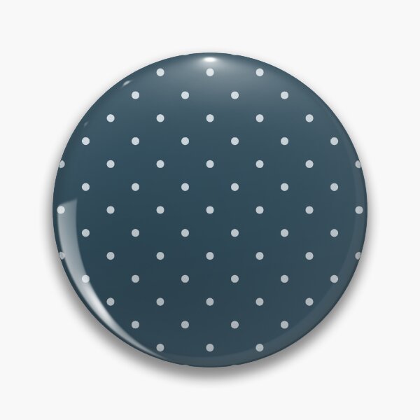 Item preview, Classic Deep Ocean Blue and Mist Grey Polka Dot Pattern – Retro Minimalist Style designed and sold by DaisyHouse.