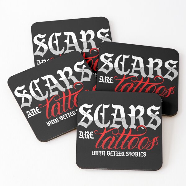 Item preview, Scars Are Tattoos With Better Stories Bold  designed and sold by Modaozushi216.