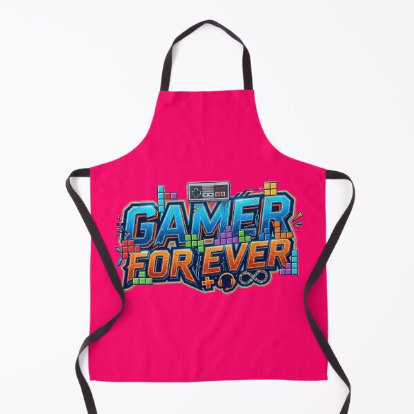 Item preview, GAMER FOR EVER (TETRIS) - #FF0066 designed and sold by Marlon Oseguera.