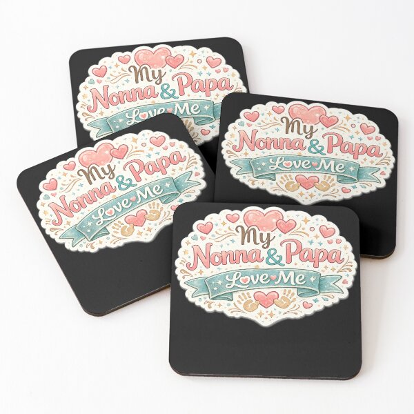 Item preview, my nonna and papa love me grandchild quote designed and sold by CAnastazyshop.