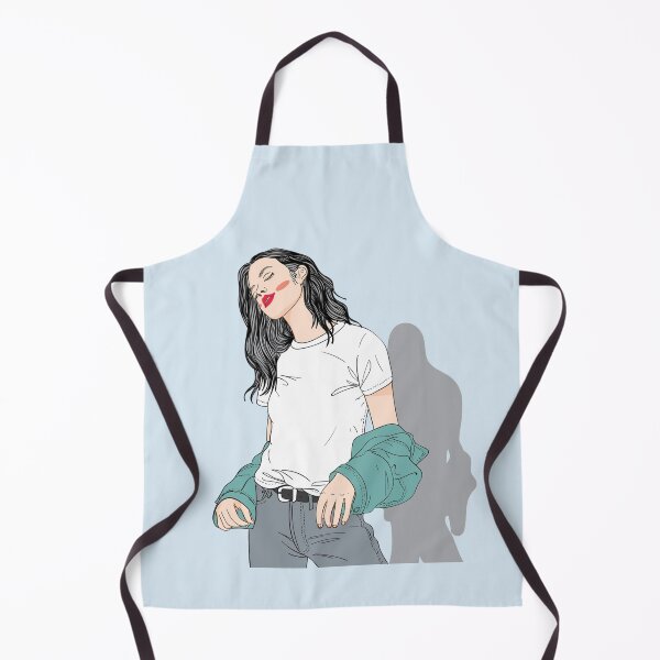 Item preview, White Top Blue Denim Jacket Casually designed and sold by VesperaVoid.