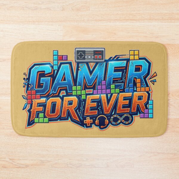 Artikelvorschau, GAMER FÜR IMMER (TETRIS) - #DFBC6F entworfen und verkauft von Marlon Oseguera.