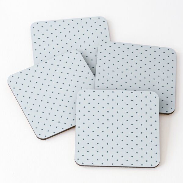 Item preview, Classic Deep Ocean Blue and Mist Grey Polka Dot Pattern – Retro Minimalist Style designed and sold by DaisyHouse.