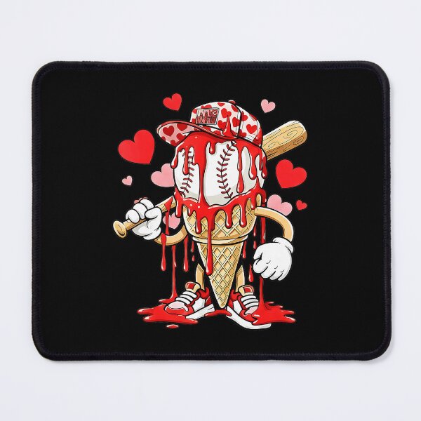 Item preview, Baseball Ice Cream Drip Valentine Cute Sports Love designed and sold by miaa-artistshop.