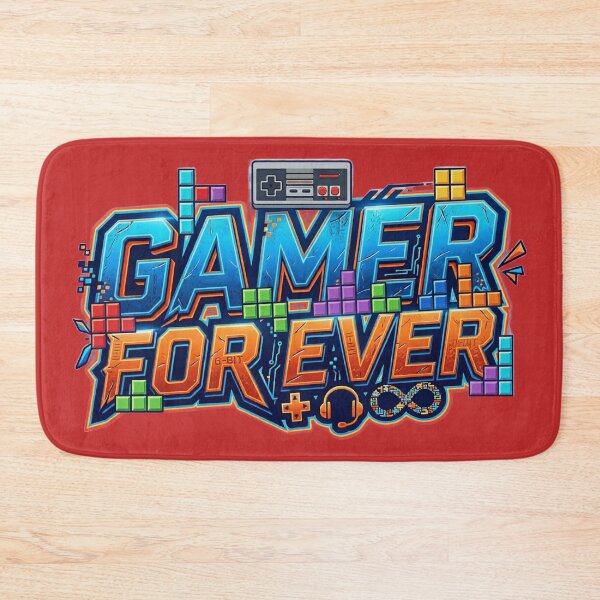 Artikelvorschau, GAMER FÜR IMMER (TETRIS) - #C42A2A entworfen und verkauft von Marlon Oseguera.